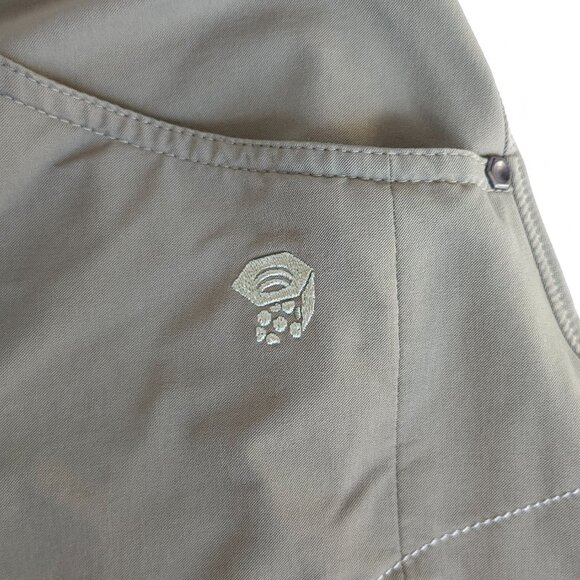 ATTRACTIVE Mountain Hardwear La Strada Skirt Size 6 Straight Khaki Outdoor Hikin - Picture 3 of 6